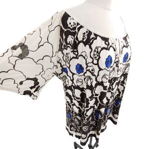 Topshop short bell sleeves top size 10